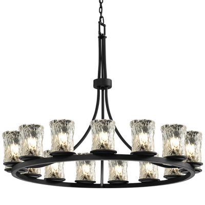 Veneto Luce Dakota Ring Chandelier by Justice Design Group - Starlight Lighting USA and Canada